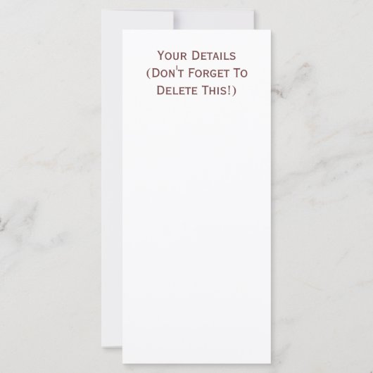 かわいい羊のカード (裏面)