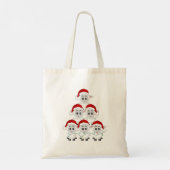 かわいい羊のクリスマスツリー トートバッグ (裏面)