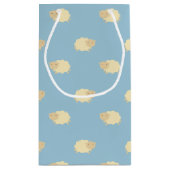 かわいい羊のパターン抱き枕 スモールペーパーバッグ (裏面)