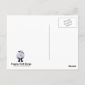 かわいい羊のポストカード ポストカード (裏面)