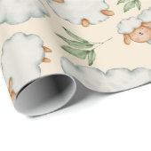 かわいい羊のラッピング紙 ラッピングペーパー (ロールコーナー)