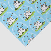 かわいい羊の友人と蝶の漫画 薄葉紙 (詳細)