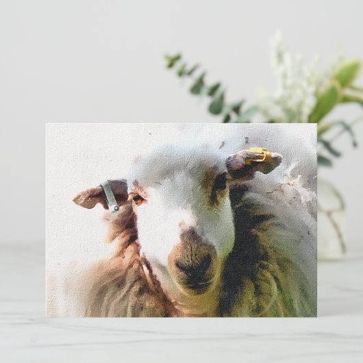かわいい羊の招待状 (スタンド正面)