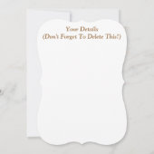 かわいい羊の招待状 (裏面)