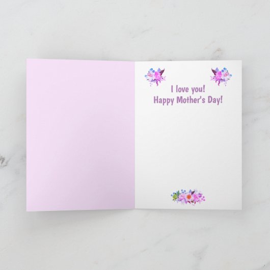 かわいい羊の母の日 シーズンカード (内部)