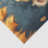 かわいい羊の秋イラスト デコパージュ 薄葉紙 (詳細)