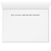 かわいい羊の誕生日カード (内部横(下))