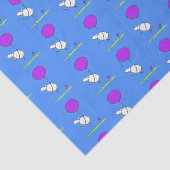 かわいい羊の風船の漫画ユーモアイラストレーション 薄葉紙 (詳細)