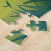 かわいい羊パーソナライズされたたち ジグソーパズル (側面)