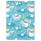 かわいい羊歯妖精の歯科衛生士 クリップボード (裏面)