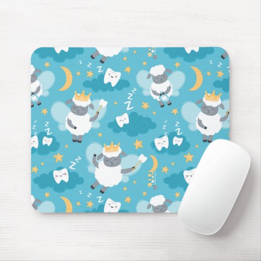 かわいい羊歯妖精の歯科衛生士 マウスパッド (マウス)