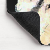 かわいい羊飼いハスキーな犬のポートレート マウスパッド (コーナー)