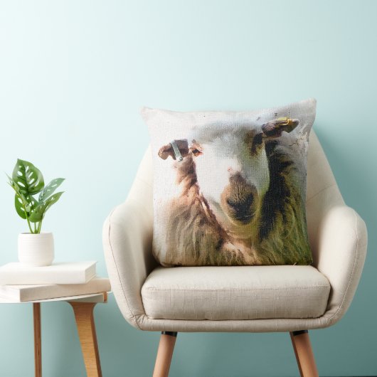 かわいい羊 クッション (椅子)