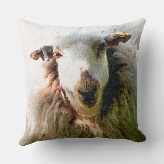 かわいい羊 クッション (裏面)