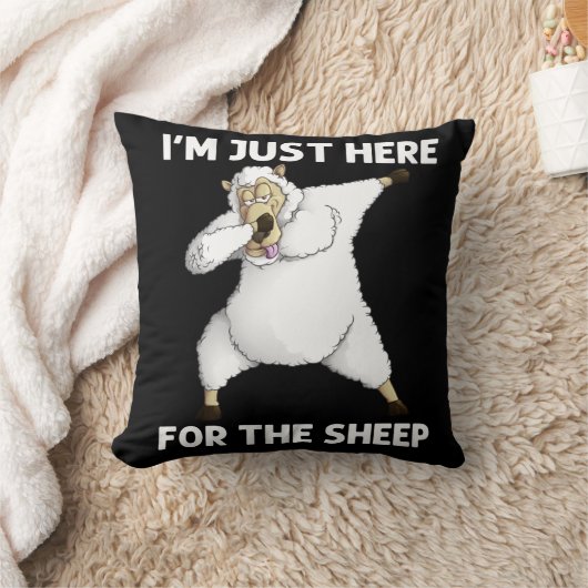 かわいい羊 クッション (ブランケット)