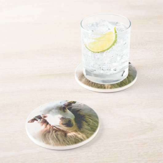 かわいい羊 コースター (側面)