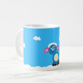 かわいい羊 コーヒーマグカップ (正面左)