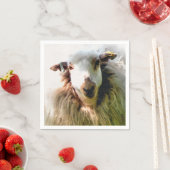 かわいい羊 スタンダードカクテルナプキン (インサイチュ)
