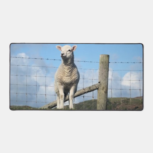 かわいい羊 デスクマット (正面)