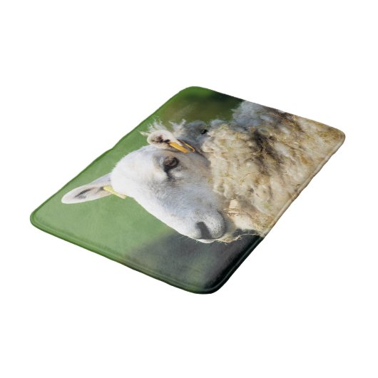 かわいい羊 バスマット (アングル)