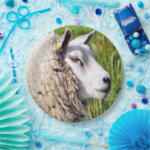 かわいい羊 ペーパープレート (パーティー)