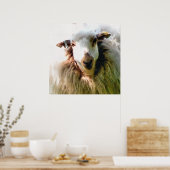 かわいい羊 ポスター (キッチン)
