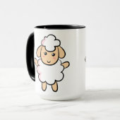 かわいい羊 マグカップ (正面左)