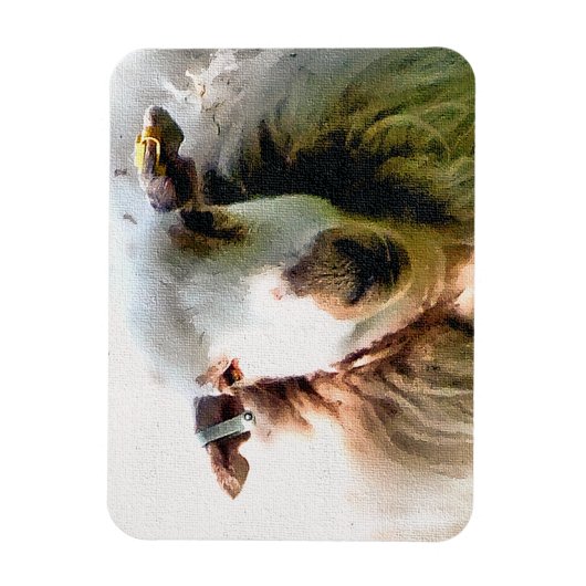 かわいい羊 マグネット (縦)