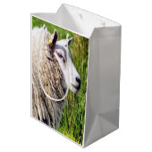 かわいい羊 ミディアムペーパーバッグ (裏面アングル)