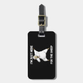 かわいい羊 ラゲッジタグ (正面縦)