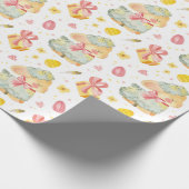 かわいい羊 ラッピングペーパー (角)