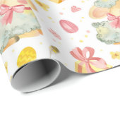 かわいい羊 ラッピングペーパー (ロールコーナー)