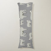 かわいい羊&ラムファーム動物のパターン ボディピロー (正面縦)