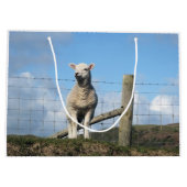 かわいい羊 ラージペーパーバッグ (裏面)