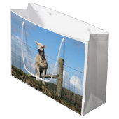 かわいい羊 ラージペーパーバッグ (正面アングル)