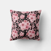 かわいい美しいさくらんぼの花 クッション (裏面)