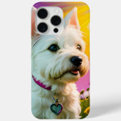 かわいい美しいウェスティテリアパピードッグスリー Case-Mate iPhoneケース (裏面)