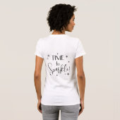 かわいい美しいウサギのTシャツ - かわいい Tシャツ (裏面フル)