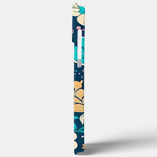 かわいい美しいフローラとシームレスなパターン Case-Mate iPhoneケース (裏面 / 左)