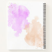 かわいい美しいローラーガールスパイラルノート ノートブック (裏面)