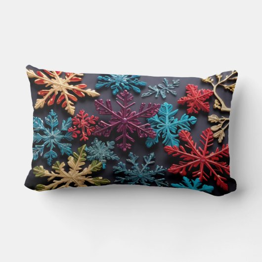 かわいい美しい鮮やかフェスティバルの目を引く居心地の良い ランバークッション (裏面)