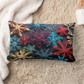 かわいい美しい鮮やかフェスティバルの目を引く居心地の良い ランバークッション (ブランケット)