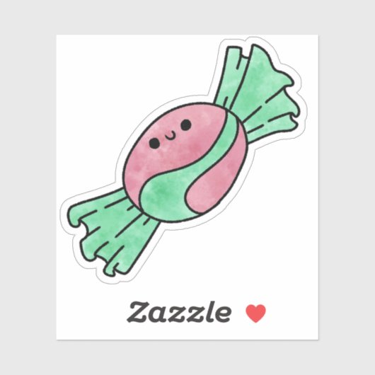 かわいい美味しいお菓子 シール (シート)