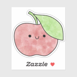 かわいい美味しいりんご シール