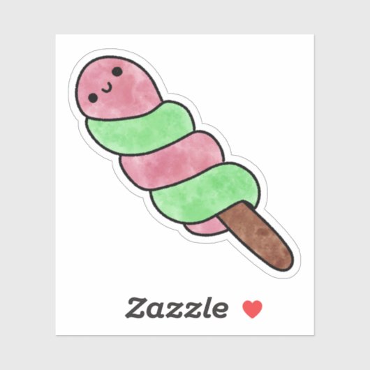 かわいい美味しいアイス シール (シート)