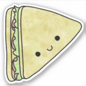 かわいい美味しいサンドイッチ シール (正面)