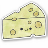 かわいい美味しいチーズ シール (正面)