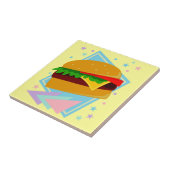 かわいい美味しいハンバーガー タイル (側面)