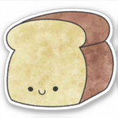かわいい美味しいパン シール (正面)
