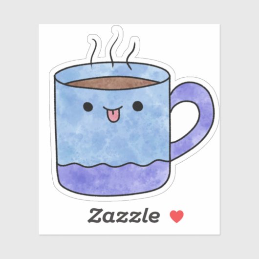 かわいい美味しいホットチョコレート シール (シート)